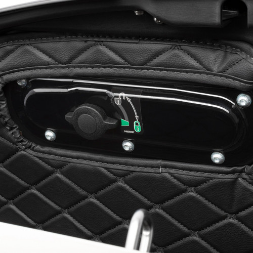 Hogworks Hogworkz® Saddlebag Liners for Harley® Low Rider ST '25-'26 | Black Stitching