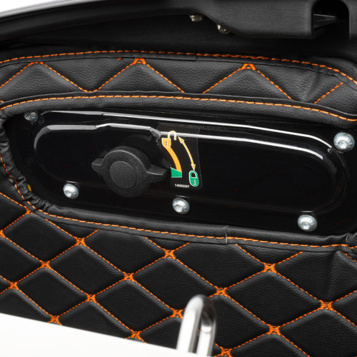 Hogworks Hogworkz® Saddlebag Liners for Harley® Low Rider ST '25-'26 | Orange Stitching