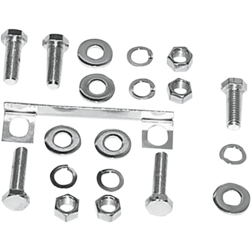Colony #9418-19 - Hardware Kit - Transmission Mount - Chrome - '65-Early '77 Big Twin