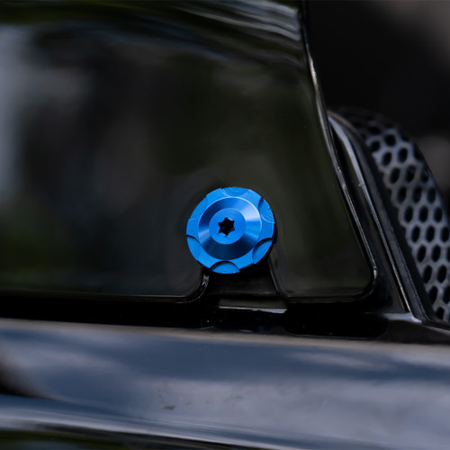 Hogworks Windshield Bolts for Harley® Low Rider ST '22-'25 | Blue