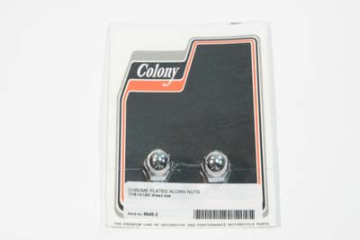 Colony #40-12 - Chrome Acorn Nut 7/16 inch-14 Coarse Thread