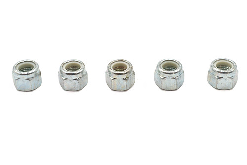 V-Twin - Zinc Plated Hex Nuts 3/8 inch-24 Nyloc