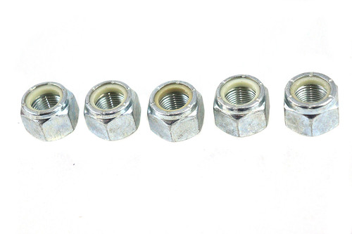 V-Twin - Zinc Plated Hex Nuts 5/8 inch-18 Nyloc