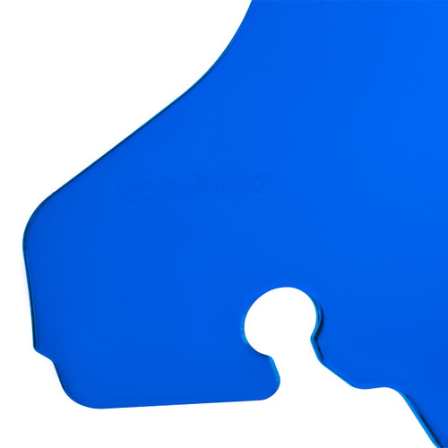 Hogworks Hogworkz® Flowz 7" Windshield for Harley® Touring '14-'25 | Blue