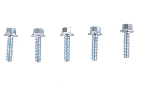 V-Twin - Zinc Hex Flange Screws 1/4 inch-20 x 7/8 inch