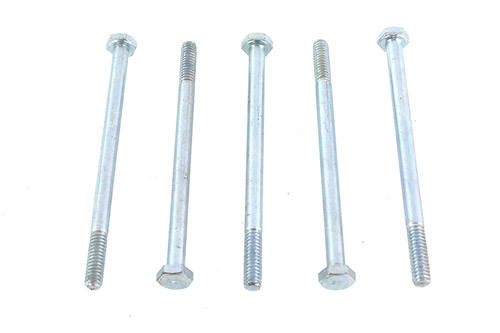 V-Twin - Zinc Hex Cap Bolts 1/4 inch-20 x 4 inch