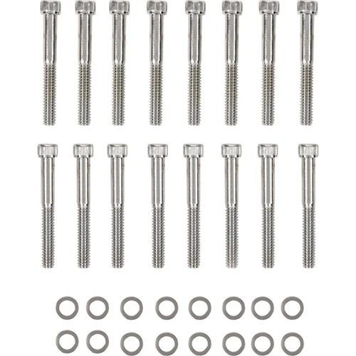 Drag Specialties - Bolt Kit - Primary Cover - Knurled - Chrome - Sportster