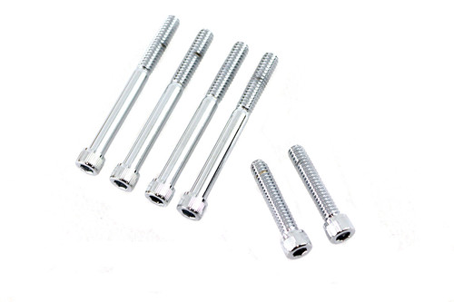 V-Twin - Oil Pump Mount Set Allen Chrome