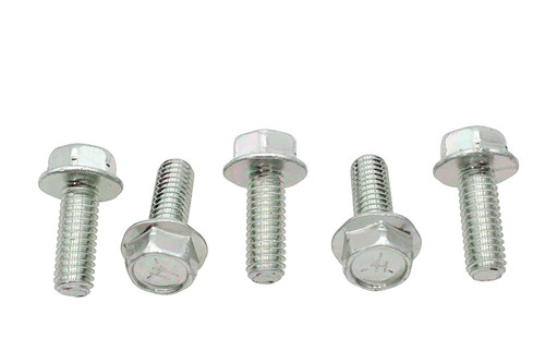 V-Twin - Zinc Hex Flange Screws 5/16 inch-18 x 7/8 inch