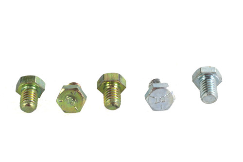 V-Twin - Zinc Hex Cap Bolts 3/8 inch-16 x 1/2 inch