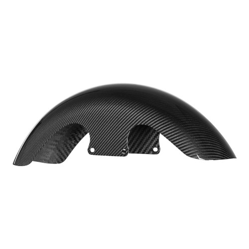 Hogworks Hogworkz® 100% Carbon Fiber Mid-length 19" Front Fender for Harley® Touring '23.5-'25