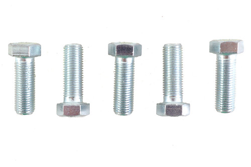 V-Twin - Zinc Hex Cap Bolts 7/16 inch-20 x 1-1/4 inch