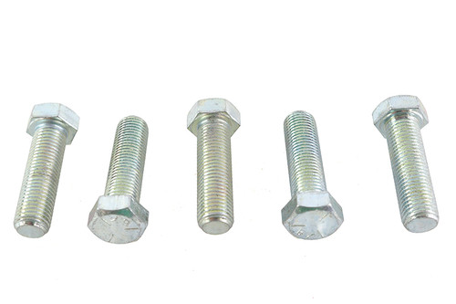 V-Twin - Zinc Hex Cap Bolts 7/16 inch-20 x 1-1/2 inch