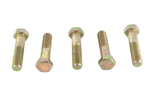 V-Twin - Zinc Hex Cap Bolts 1/2 inch-20 x 2-1/4 inch