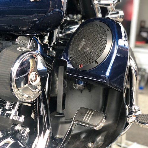 Hogworks 6.5" Lower Vented Fairing Speaker Pod Mounts for Harley® Touring '94-'25