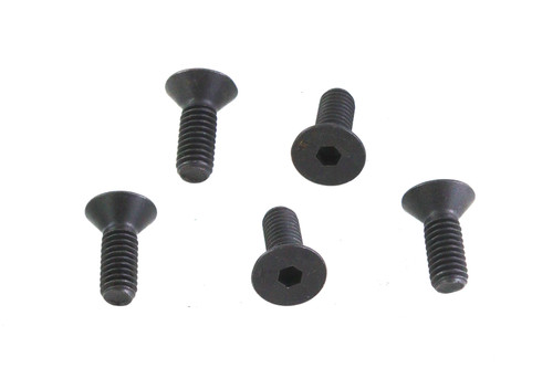 V-Twin - Allen Flat Head Screws Black 5/16 inch-18 x 5/8 inch