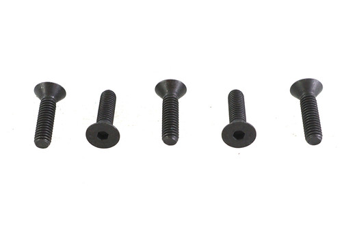 V-Twin - Allen Flat Head Screws Black 5/16 inch-18 x 1-1/4 inch