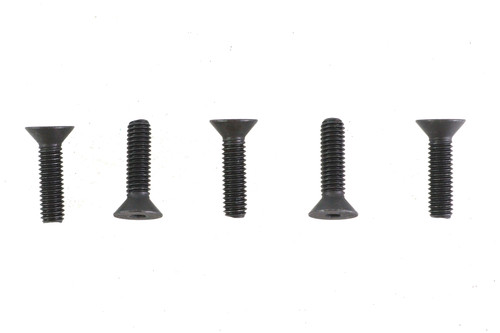 V-Twin - Allen Flat Head Screws Black 5/16 inch-18 x 1-1/4 inch
