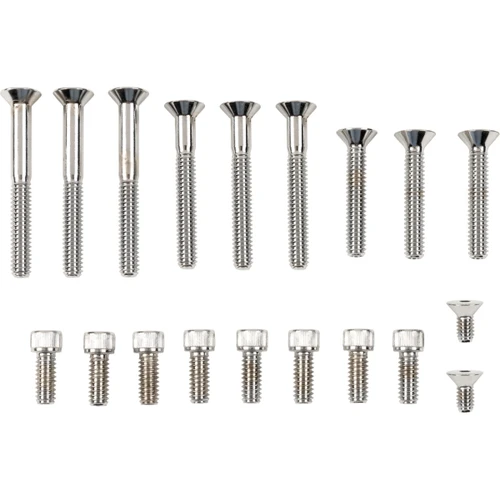 Drag Specialties - Bolt Kit - Primary/Transmission Side Cover/Derby Cover - Knurled - Touring