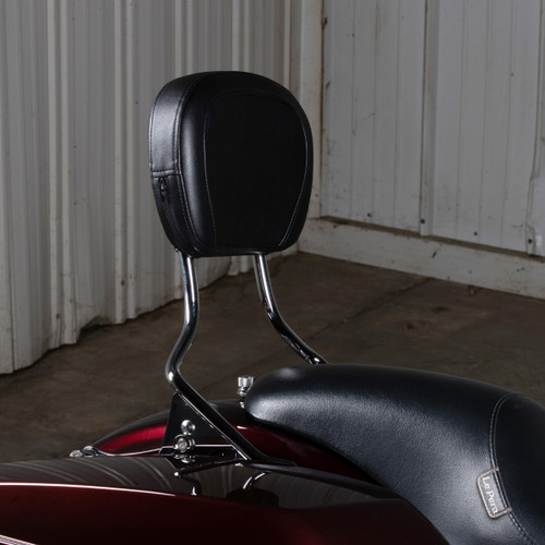 Hogworks Detachable Tall Boy Sissy Bar Backrest for Harley® Touring '09-'25