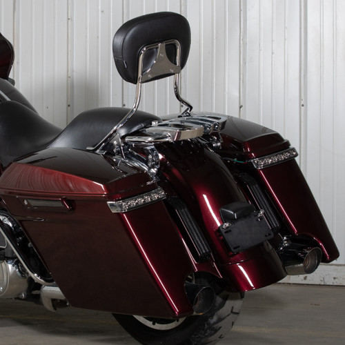 Hogworks Detachable Tall Boy Sissy Bar Backrest for Harley® Touring '09-'25
