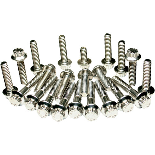 Feuling Parts #3035 - Fastener Kit - Cam Cover/Lifter Block - 12-Point/Dress-Up - Twin Cam