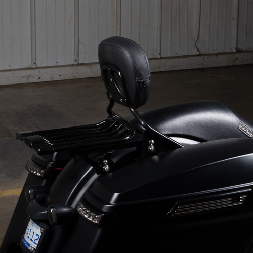 Hogworks Detachable Shorty Sissy Bar Backrest for Harley® Touring '09-'25