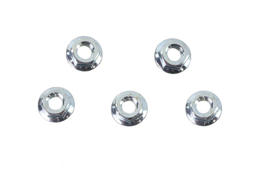 V-Twin - Serrated Hex Flange Nuts 5/16 inch-18 Zinc
