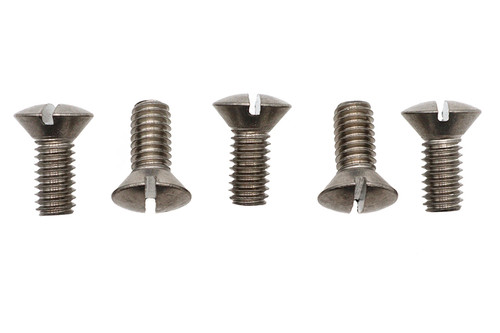V-Twin - Oval Slotted Screw 5/16 inch-18 x 3/4 inch Stainless Steel
