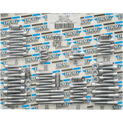 Drag Specialties - Bolt Kit - Complete Motor - Smooth/Socket-Head - '06 Dyna