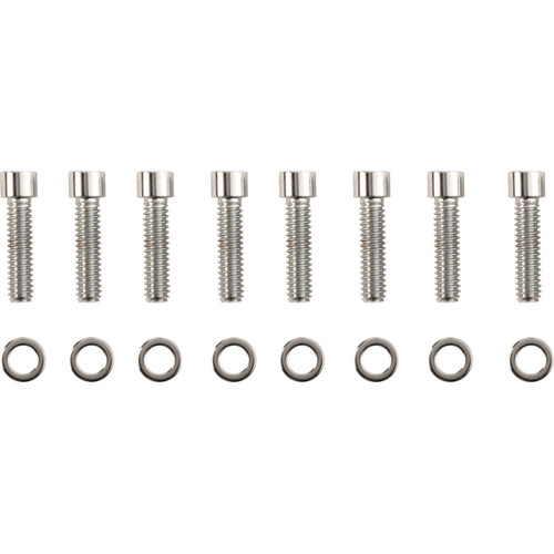 Drag Specialties - Bolt Kit - Lifter Block - Smooth/Socket-Head - Chrome - M8