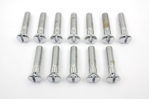 Colony - Chrome Cam Cover Stock Slotted Screws