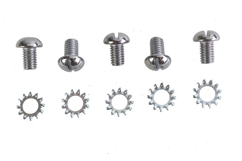 Colony - Chrome Wheel Hub Star Cover Screws