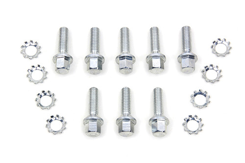 V-Twin - Nickel Tappet Block Hex Screw