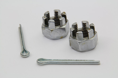 Colony - Front Axle Nut Kit Chrome