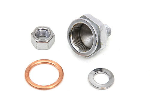 Colony - Linkert Carburetor Bowl Chrome Lock Nut
