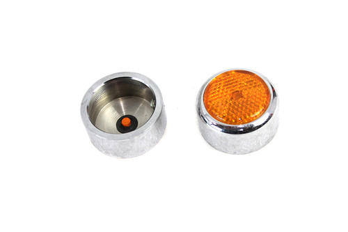 Colony - Swingarm Pivot Bolt Cover with Amber Reflectors