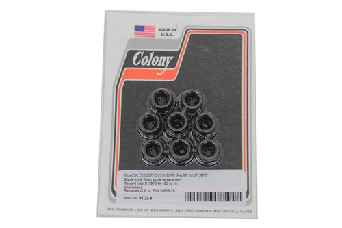 Colony - Cylinder Base Nut Black