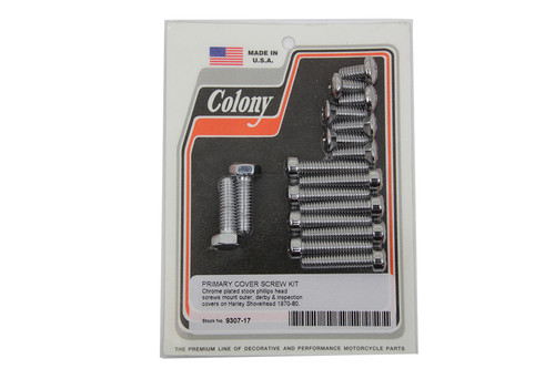 Colony - Primary Cover Screw Kit Chrome