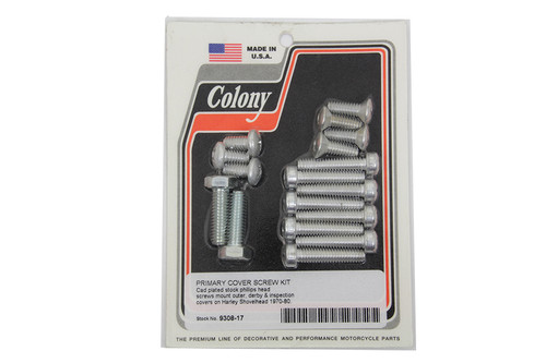 Colony - Primary Cover Screw Kit Cadmium