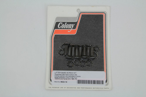 Colony - Tappet Block Screw Kit Parkerized