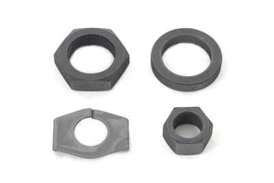 V-Twin #71147P - Parkerized Rear Axle Nut and Lock Kit