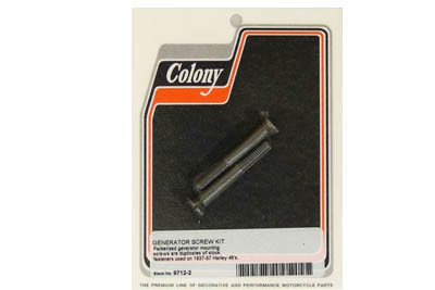 Colony - Parkerized Generator Screw Kit