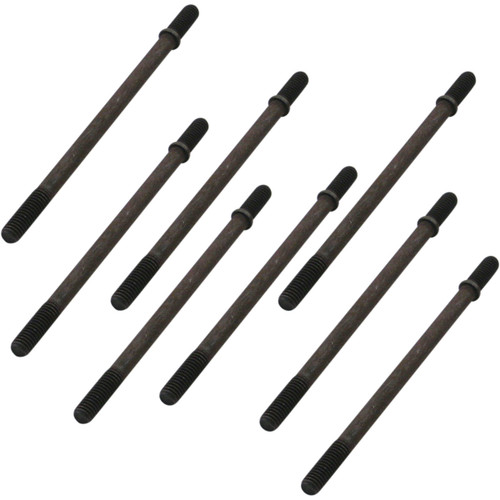 S&S Cycle #31-2321 - Cylinder Studs - 3/8-16 x 6.680" - 8 Pack - Evolution Big Twin