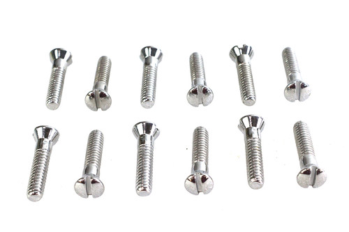 Colony - Cam Cover Screw Kit Chrome