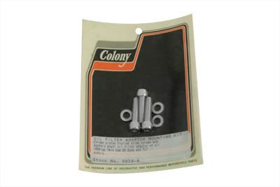 Colony - Oil Filter Adapter Mount Chrome