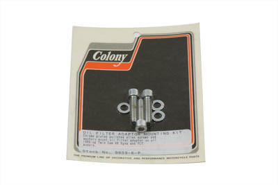 Colony - Oil Filter Adapter Mount Chrome