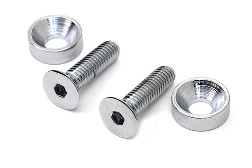 Colony - Chrome Screw Set for Motor Mount to Cylinder Head