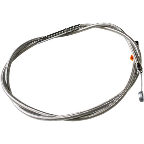 LA Choppers #LA-8400C08 - Stainless Steel Braided Clutch Cable for Indian Scout - Stock