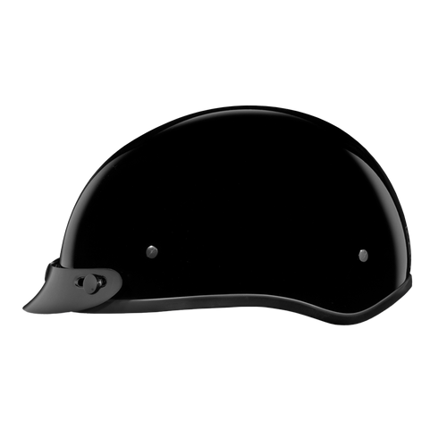 D.O.T. Daytona Skull Cap Jr.- Hi-Gloss Black